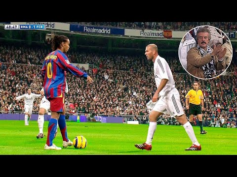 The day RONALDINHO made the entire BERNABEU APPLOUD