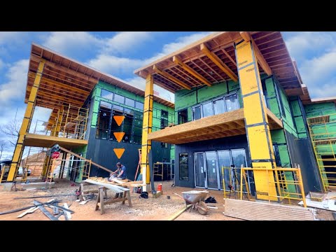 Construction of a MEGA sized Modern Home PT 90!!