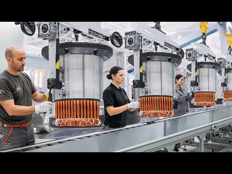 Inside Mega Factory Producing Audi’s Super Advanced Electric Motor