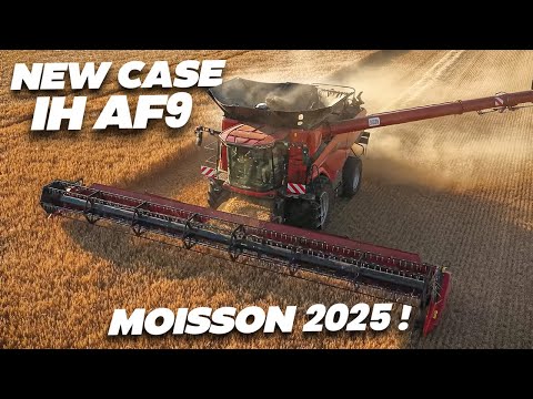 🔴 HARVEST 2025: NEW CASE IH AF9 in 12.5m! 🔥🇺🇸