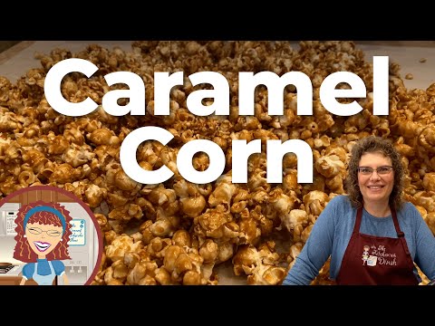 Homemade Caramel Corn  | The Best Caramel Corn recipe