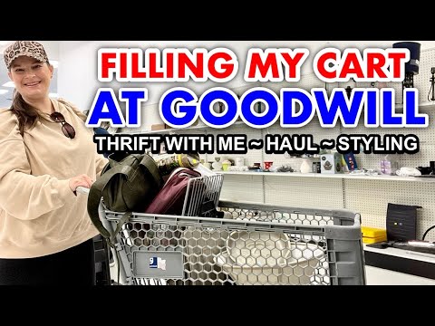 OH YES I DID! GOODWILL THRIFT WITH ME AND LARGE THRIFT HAUL * SHOWING HOW I CLEAN & STYLE MY FINDS