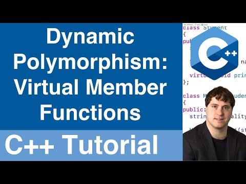 Dynamic Binding (Polymorphism) With The Virtual Keyword | C++ Tutorial