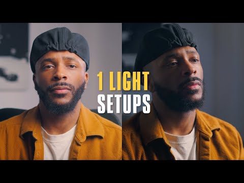 How To Light Yourself With 1 Light