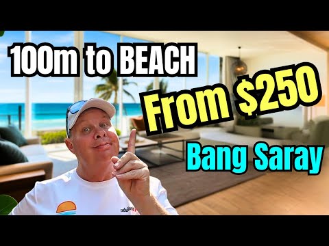 🔥$250/Month! Beach Condos in Bang Saray 🌴 Steps to the Sea