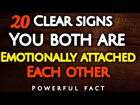 20 Clear Signs You Both Are Emotionally Attached Each other🤫 ! Psychology fact about love !