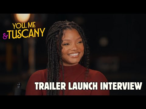 You, Me and Tuscany - Trailer Launch Interview | Featuring Halle Bailey, Regé-Jean Page, Will Packer