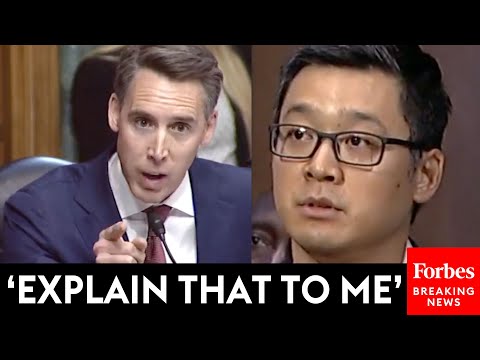 'Why Is It That Walmart & Lowe's Can Be Open But Churches Had To Be Closed?': Hawley Grills Nominee