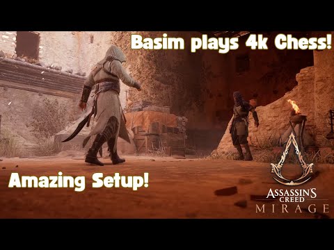 Basim with the 4K Chess Move! Amazing Setup!_(AC Mirage New DLC Stealth Kills!)