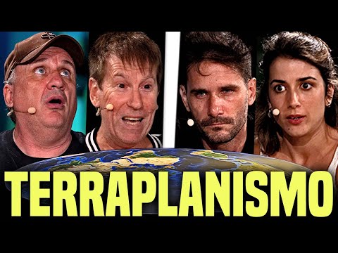Conspiranoicos y científicos discuten sobre la TIERRA PLANA - Santaolalla "se quiere ir"