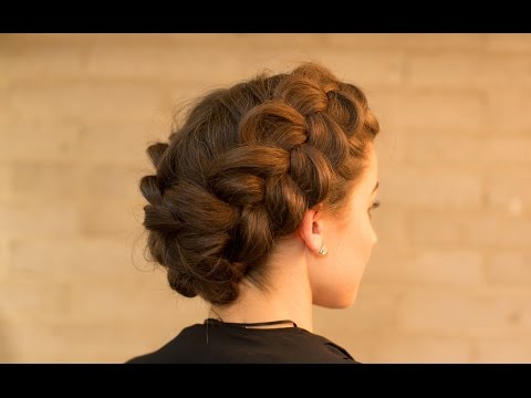 Double Dutch Braid Upstyle in Minutes