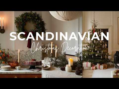 Creating SCANDINAVIAN Aesthetics At Home For CHRISTMAS | Nordic Natural Christmas Decoration