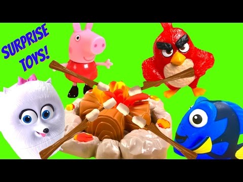 Play Doh Campfire Picnic With Secret Life of Pets