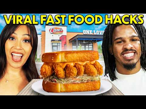 We Try & Rate The Best Viral Fast Food Hacks!