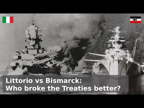 Littorio vs Bismarck - Treaty Troubling Top Trumps?