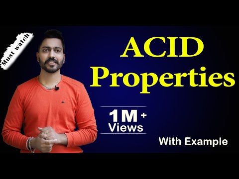 Lec-74: ACID Properties of a Transaction | Database Management System