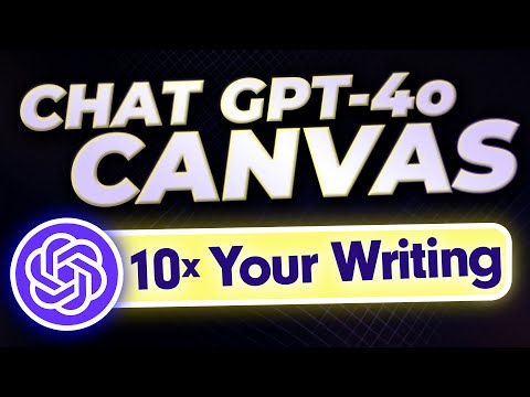 ChatGPT Canvas: The Ultimate Ai Writing Tool! *NEW 2024*