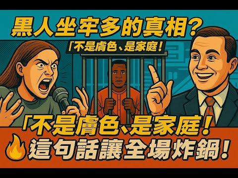 「黑人犯罪多是因為單親家庭」這句話你同意嗎？😳還是種族歧視？🔥現場大對決