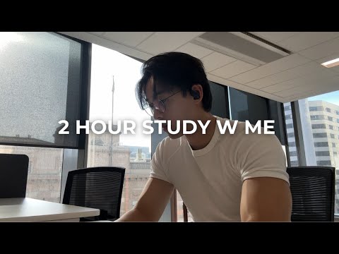2 HOUR STUDY W ME (no breaks) // PETER LE