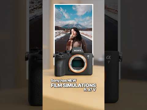 Sony Film Simulation 🤯 a7V