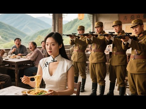 The beauty was about to eat, sniper attacked, but she killed 500 enemies with headshots!