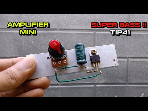 Mini Amplifier tip41 || Simple & Super Bass