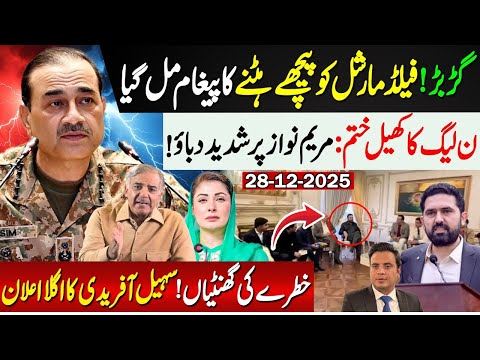 Field Marshal Back Off? Maryam Nawaz Faces Collapse! Sohail Afridi’s Explosive New Warning!