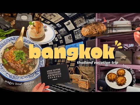 november in bangkok | 5 day trip 🌿 luxury cafes, popular food spots, shopping