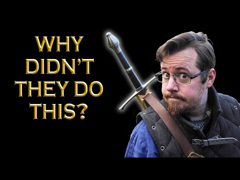 Why didn't medieval people wear SWORDS on their BACK?