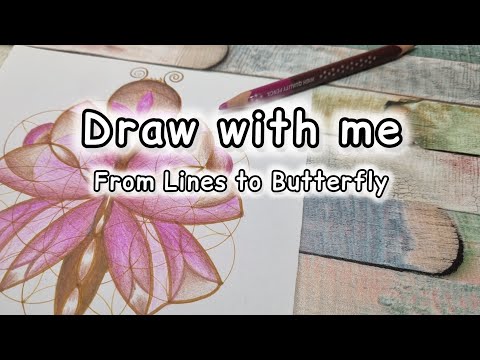 Butterfly Mandala Timelapse | Sacred Geometry Art That Calms the Mind