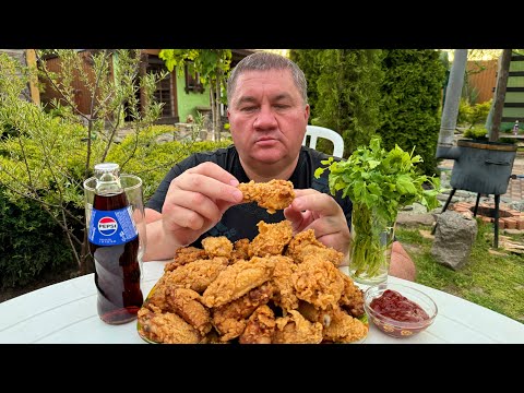 Хрустящие крылышки kfc в домашних условиях!