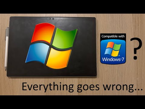 Trying to install Windows 7 on the SP4 but everything goes wrong...