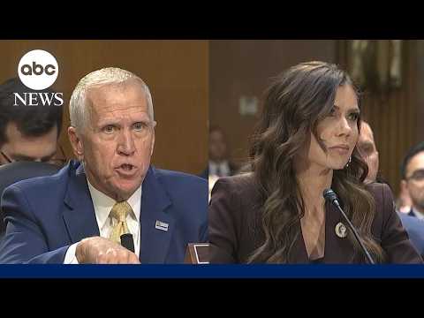 WATCH: Full exchange between Sen. Thom Tillis and DHS Secretary Kristi Noem