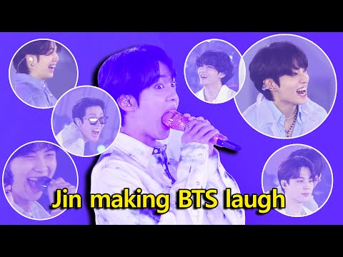 Jin Making BTS laugh so hard ~