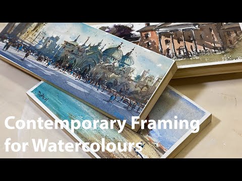 How To Mount Watercolors onto Custom Panels ( COST EFFECTIVE )