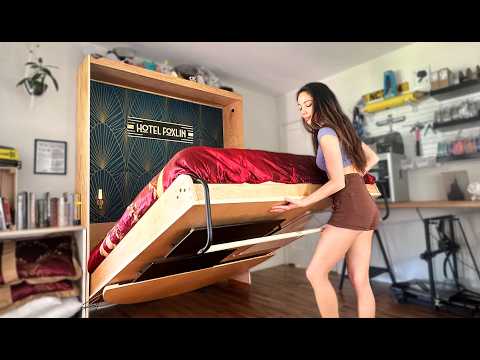 My Office is Secretly a Bed (DIY MURPHY BED)