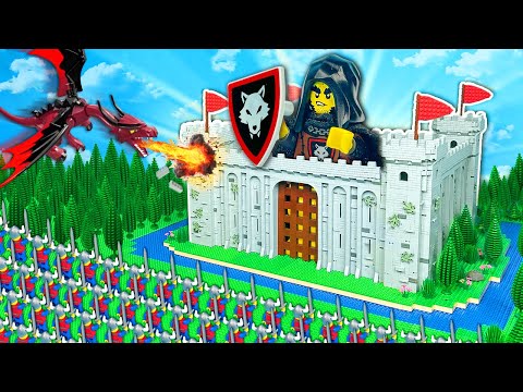 I simulated a LEGO Castle INVASION...