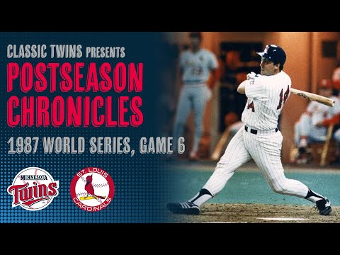 1987 WS, Game 6: Cardinals @ Twins