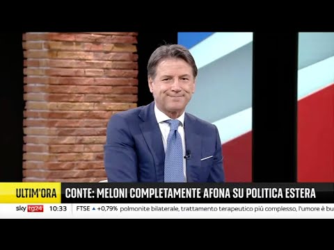 Meloni dove sei? Giuseppe Conte intervistato a Sky Start (SkyTg24)