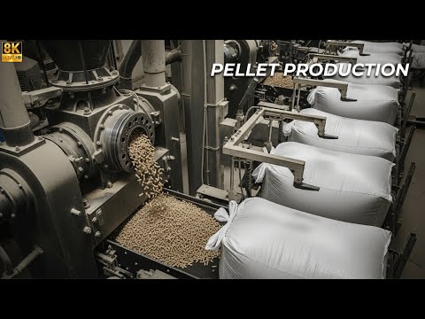 How Animal Feed Pellets Are Made (ASMR) | High-Speed Factory