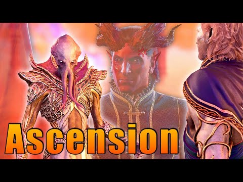 Dark Urge ascended by Gale to a mind flayer god (ft. Raphael) - Baldur's Gate 3