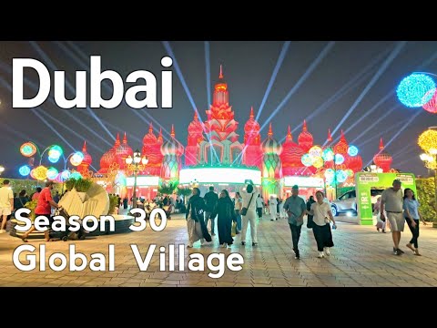 Dubai [4K] Global Village Dubai  Opening Day 15 Oct 2025 New Season 30  Full Tour 🇦🇪