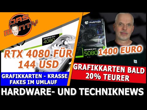 RTX 4080 für 144USD? - Echt oder Fake? | Grafikkarten nochmals teurer |  | Ryzen 9850X3D mit 5,75GHz
