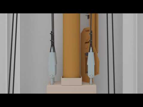 Монтаж коттеджного гидравлического лифта.