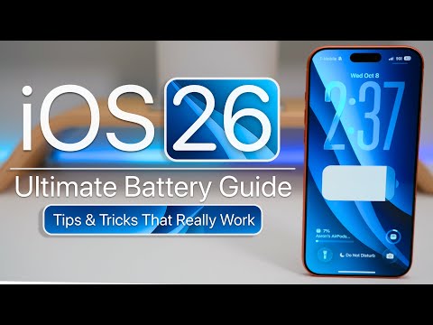 iOS 26 - Ultimate Battery Guide - Tips That Actually Work!