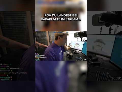 Wie ich bei Papaplatte im Stream gelandet bin #papaplatte #papaplatteclips #shorts