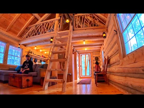 Full Build! Canadian Wilderness Log Cabin by Father & Son Off-Grid!