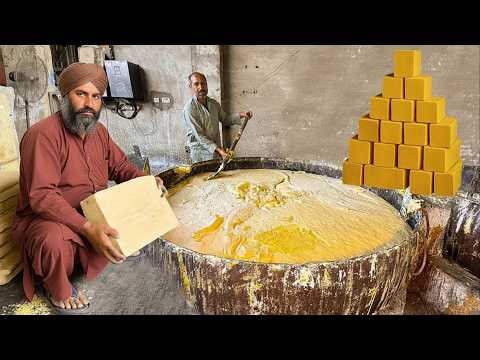 Amazing Process of Making Laundry Soap | Soap Factory Mass Production