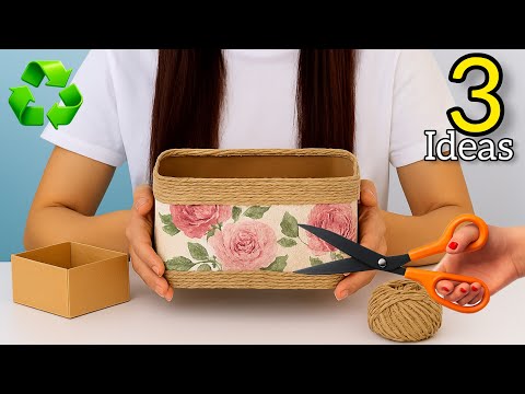 3 Creative DIY Ideas for Home Decoration: Luxurious but Low-Cost and Almost Free 😍♻️