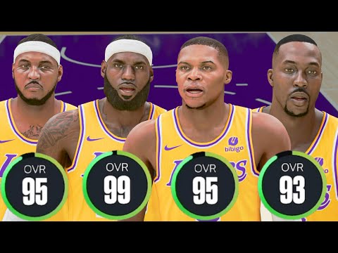 I Put the 2021 Lakers in Their Prime